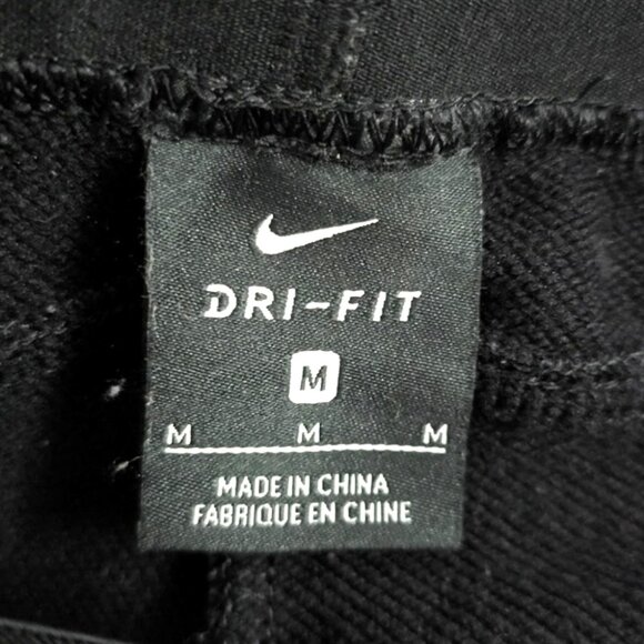 NIKE Dri-Fit Studio Girls Black Training Joggers Elastic Waist Pockets Size M - Picture 9 of 13